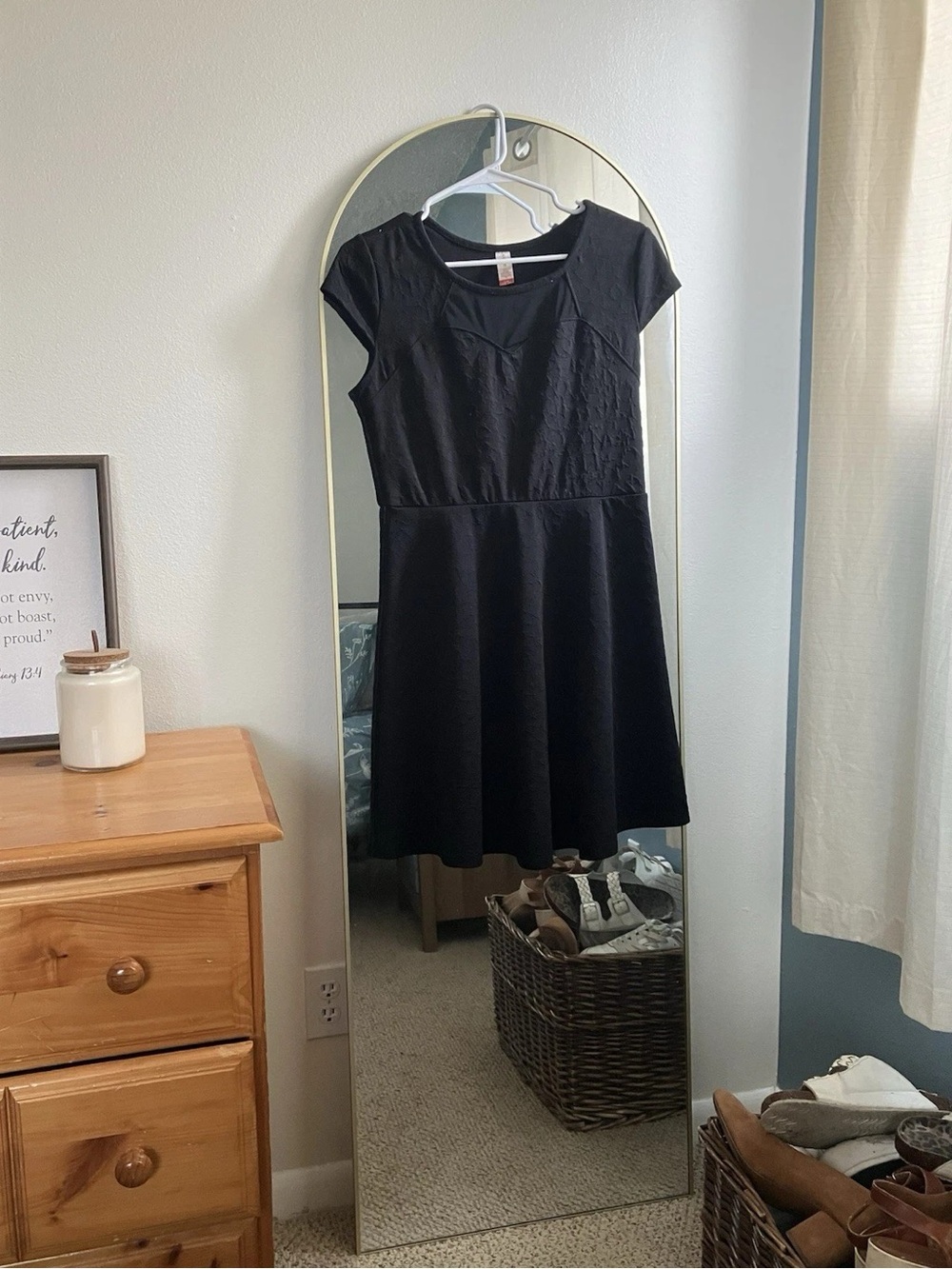 No Boundaries Black Mini Dress
